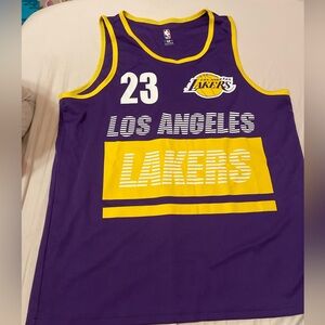 NBA Los Angeles Lakers Purple and Yellow Jersey